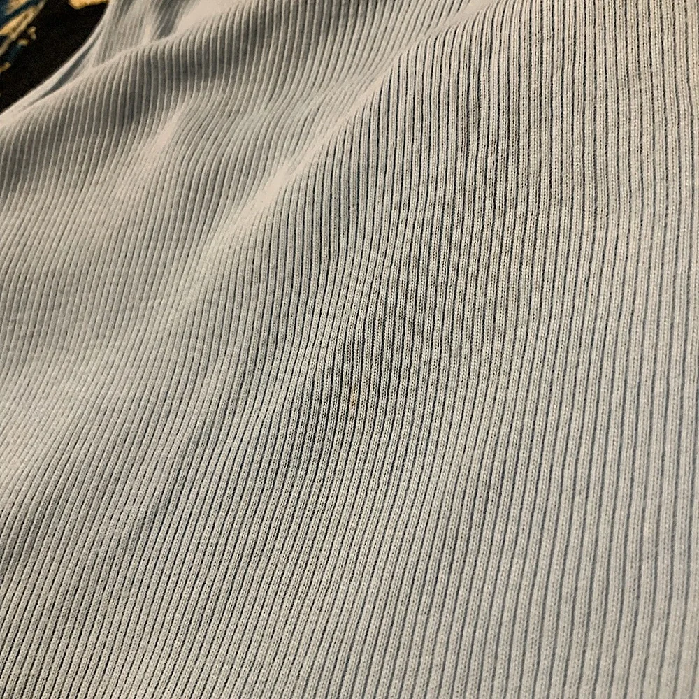 Light Blue Ribbed Tank Top - Picture 12 of 13